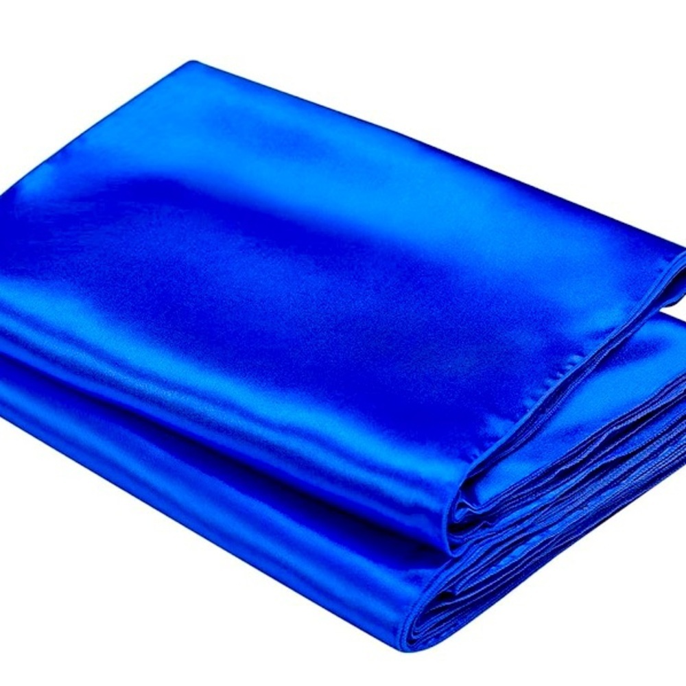 Satin Royal Blue Table Runners. 12”x108” set of 10 brand new in package.